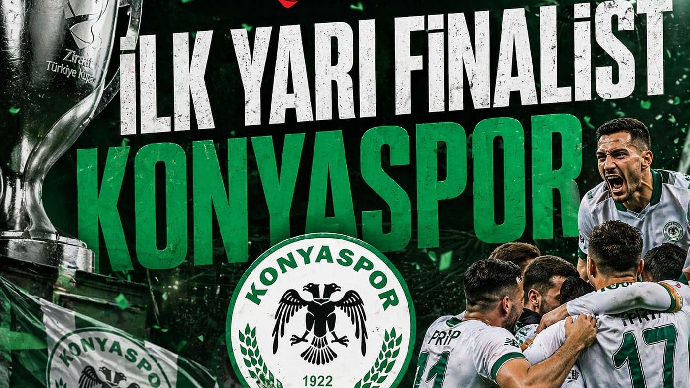 Ziraat Türkiye Kupasında İlk Yarı Finalist Konyaspor