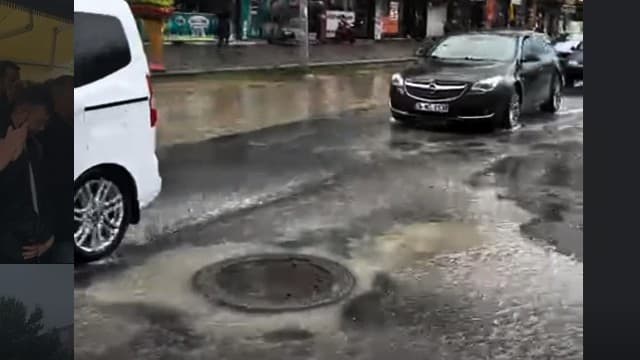 Çerkezköy’de Sağanak Alarmı! Otogar ve Sanayi Yolu Göle Döndü: “TESKİ Nerede?”