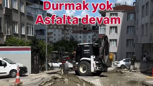 ÇERKEZKÖY SOKAKLARI ASFALTLANIYOR