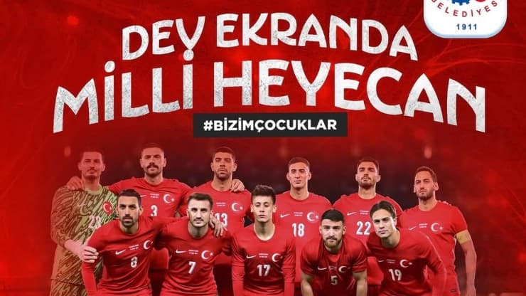 ÇERKEZKÖY’DE MİLLİ HEYECAN DEV EKRANDA YAŞANACAK 🇹🇷
