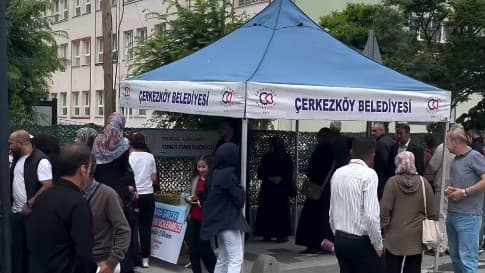 LGS SINAVINDA HEYECAN DORUKTA ÇERKEZKÖY BELEDİYESİ’NDEN LGS ÖĞRENCİLERİNE VE VELİLERE DESTEK