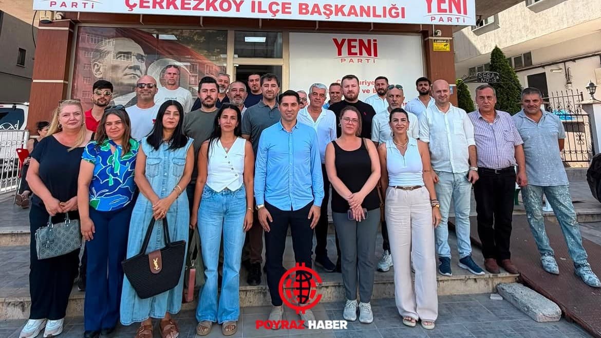 Yeni Parti Çerkezköy Kurucu İlçe Başkanı Çolak Öncülüğünde ilk toplantı