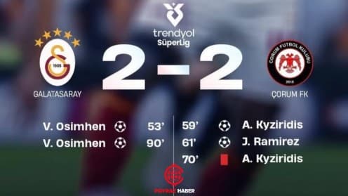 Galatasaray, 2026-2027 Trendyol süper lig ilk maçında kendi evinde adeta kayboldu.